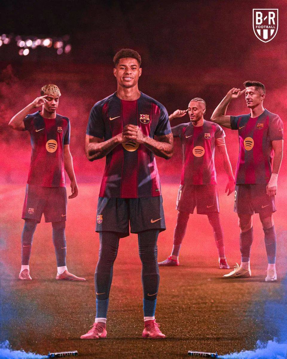 曼联免费租拉什福德给巴萨，降薪转会细节曝光！明夏可3500万买断